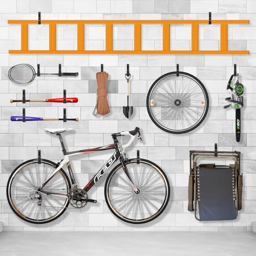 Heavy Duty Wall Mount Utility Hooks, Steel Garage Storage Hanger U-Hook