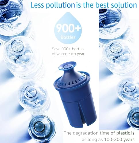 Pitcher Water Filter Replacements - NSF Certified Lead Removal, 3-Pack