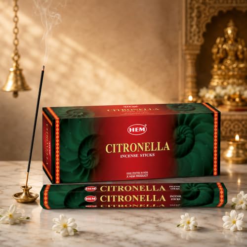 Citronella Incense Sticks - 120 Count Bulk Pack