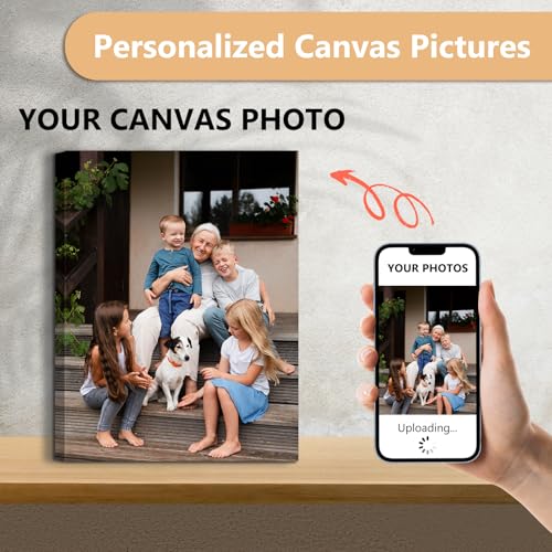 Personalized Photo Canvas Wall Art Custom Print 12x8 Vertical