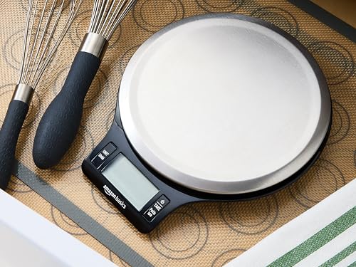 Digital Kitchen Food Scale with Stainless Steel Platform & LCD Display, 11lb