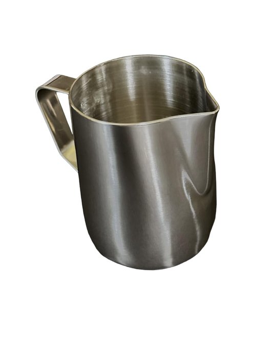Rattleware 20 Oz Stainless Steel Etched Latte Art Pitcher Frother Cup with Drip-Resistant Spout and Graduated Measurements Jug Perfect for Home, Cafes, Restaurants, Trusted By Baristas Worldwide