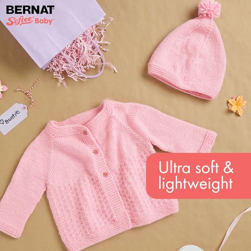 Bernat Softee Baby Aqua Yarn - 3 Pack of 141g/5oz - Acrylic - 3 DK (Light) - 362 Yards - Knitting/Crochet