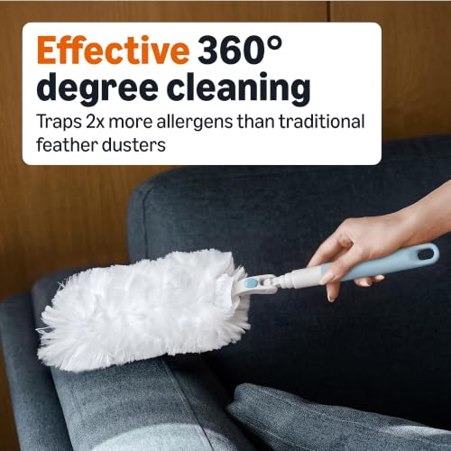 360° Heavy Duty Duster Kit with Extendable Handle & 6 Microfiber Refills
