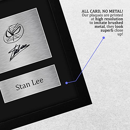 Framed Signed Printed Autograph Photo 8.5x11 Inch Display