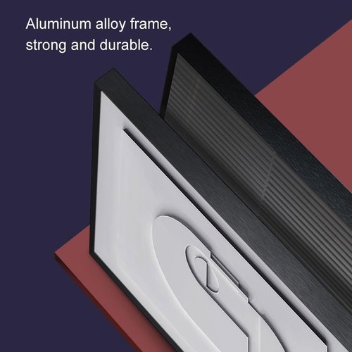 BULUXE Japandi Geometric Wall Art Set - 3D Abstract Minimalist Canvas Decor | Framed Artwork for Modern Living Room & Bedroom (Style-A, 15" W x 1" D x 23" H)