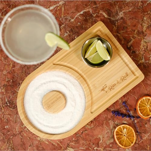 Sunziba Margarita Salt Rimmer Set for Cocktails & Home Bar