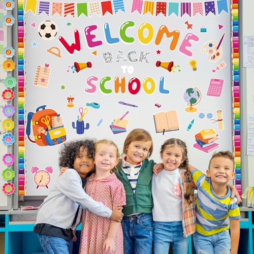 85-Piece Welcome Back to School Bulletin Board Decoration Set