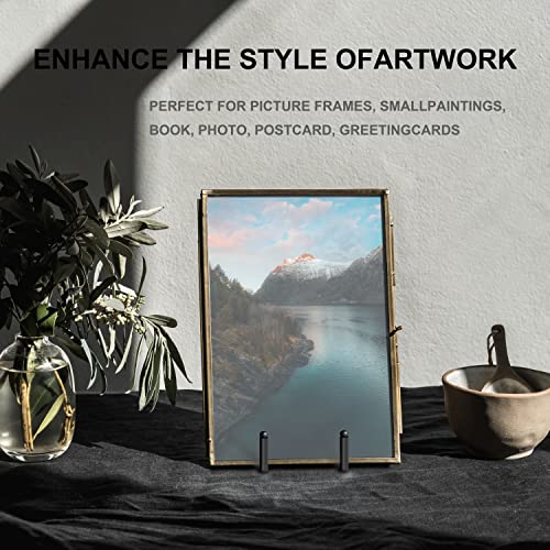 6-Inch Metal Plate Display Stand – 5 Pack Decorative Easel for Plates
