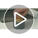 Bamboo Handle Dish Scrub Brush with Built-In Scraper for Pots & Pans