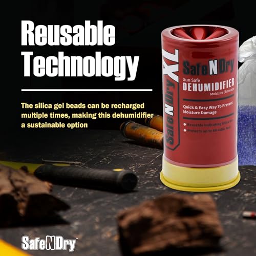 XL Gun Safe Dehumidifier 450g Reusable Silica Gel Moisture Absorber