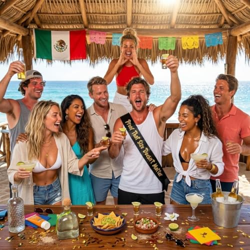 Funny Bachelor Party Sash for Groom - Satin Glitter Groom Party Accessory