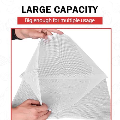 4.75 Gallon Fruit Press Filter Bags - Reusable Fine Mesh for Cider & Wine