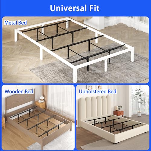 Adjustable Bed Frame Center Support System, 50-81 Inch Reinforcing Slats