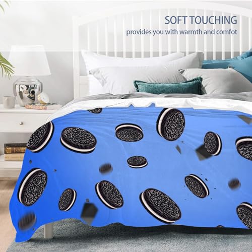 KAWAII BLANKET Chocolate Chip Cookies Food Gift Throw Blanket 50x60 for Teens