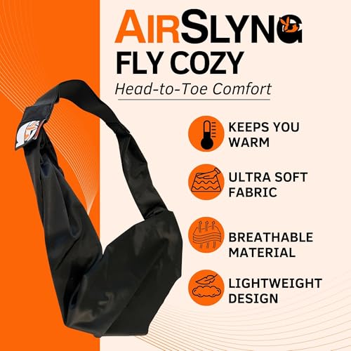 Travel Blanket System - Ultra-Soft Sling for Airplane Sleep Support