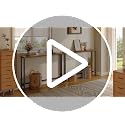 47-Inch Narrow Console Table with Power Outlet and USB Charging Station
