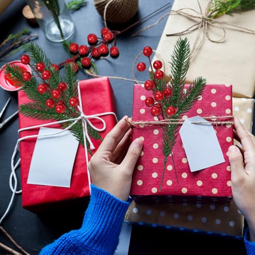 Norme 40 Pcs Christmas Floral Pick Set - Elegant Style for Gift Wrapping