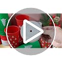 Stylish Christmas Plastic Cups with Lids & Straws, 24 oz, 24 Pack