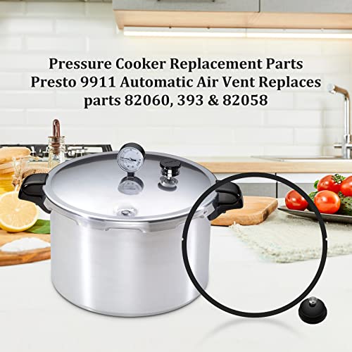 Ophjerg Pressure Canner Sealing Ring & Auto Air Vent for Presto 21 Qt Model (Variation 1)