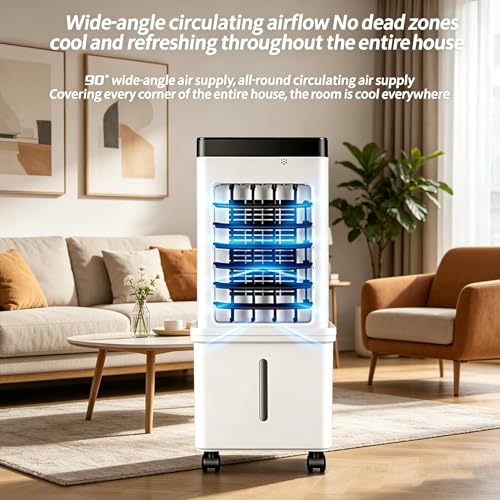 Portable Evaporative Air Cooler 16L Tank with Remote and Oscillation