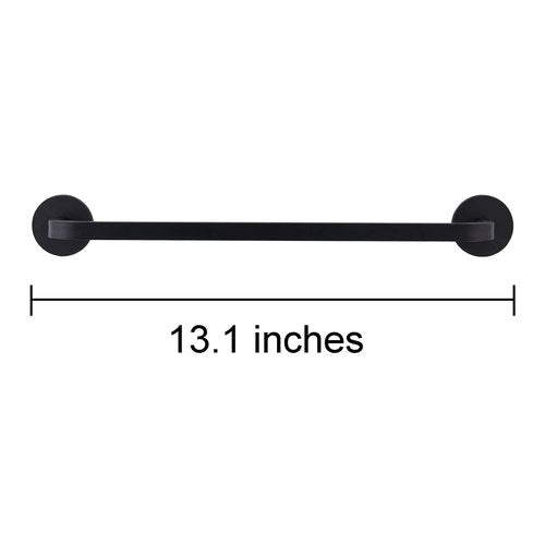 LEKUSHA 2 Pieces Magnetic Towel Bar for Refrigerator, Magnetic Towel Holder Towel Hook Hanger for Fridge, Kitchen Stove, Oven, Dishwasher, Sink Laundry Washing Machine Black