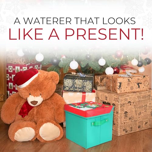 Automatic Christmas Tree Watering System - 2.5 Gallon Gift Box Waterer