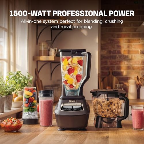 1500W Blender and Food Processor Combo System with 72oz Pitcher & Cups