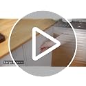Rolling Kitchen Island with Folding Drop Leaf and Storage Cabinet