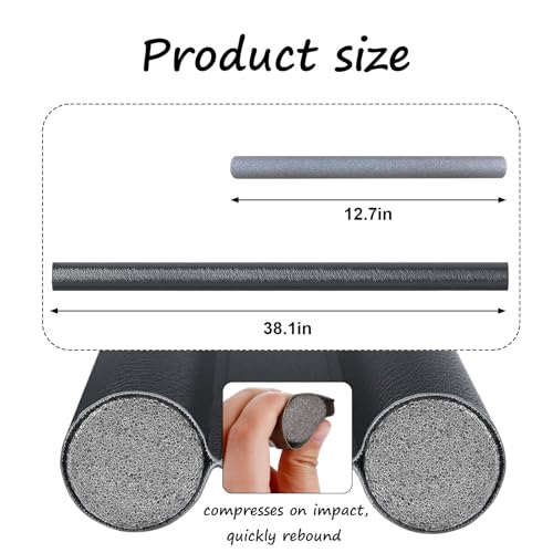 Under Door Draft Stopper & Door Sweep, 38-Inch Cut-to-Size Gap Blocker