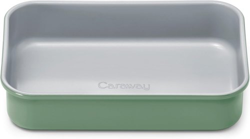 Caraway Nonstick Baking Pan - 9” x 6.5” Deep Ceramic Casserole Dish - Non-Toxic, PTFE & PFOA Free - Sage