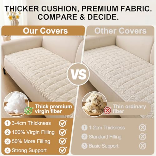 Non-Slip Pet Couch Cover - Washable Soft Sofa Slipcover (27.6 x 59 in)