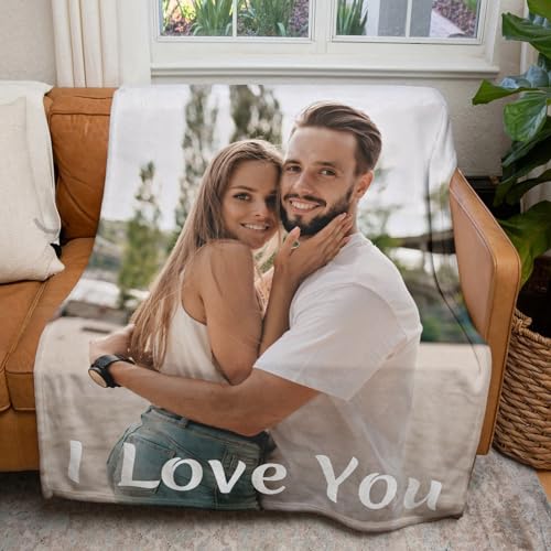 Custom Photo Blanket - Personalized Soft Polyester Throw Blanket