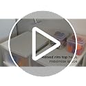 3-Drawer Slim Narrow Storage Organizer Cart Clear Plastic 2-Pack