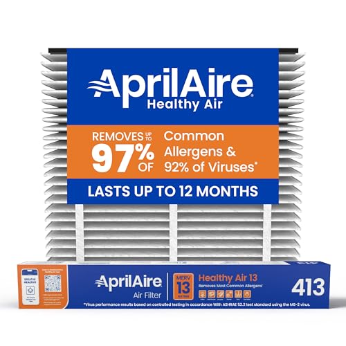 AprilAire 413 Genuine Replacement Air Filter MERV 13 16x25x4