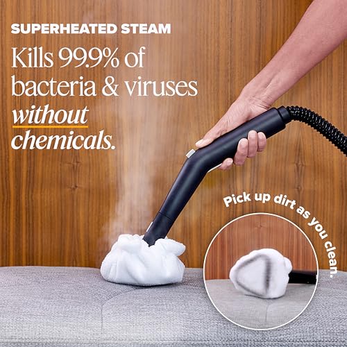 Dupray Neat Steam Cleaner for Home - Multipurpose Chemical-Free Steamer with 17 Accessories