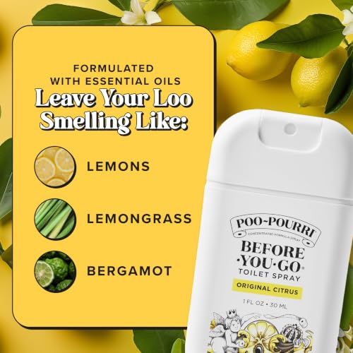 Poo-Pourri Before-You-Go Pocket Toilet Spray, Original Citrus, 1 Fl Oz