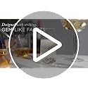 Faceted Viski Seneca Crystal Tumblers Set of 2, 11 oz Lowball Glasses for Whiskey & Cocktails