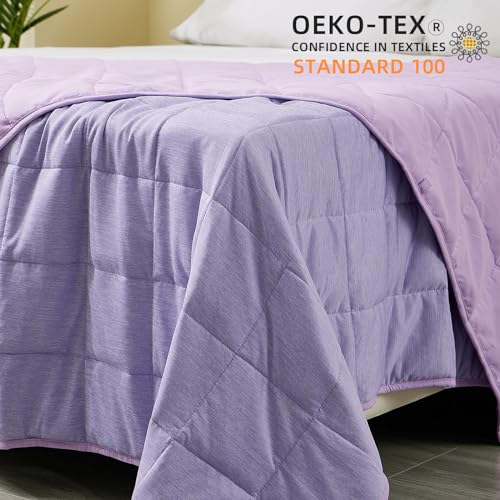 10 lb Weighted Blanket 48x72 Inch Cooling Bed Blanket for All Seasons