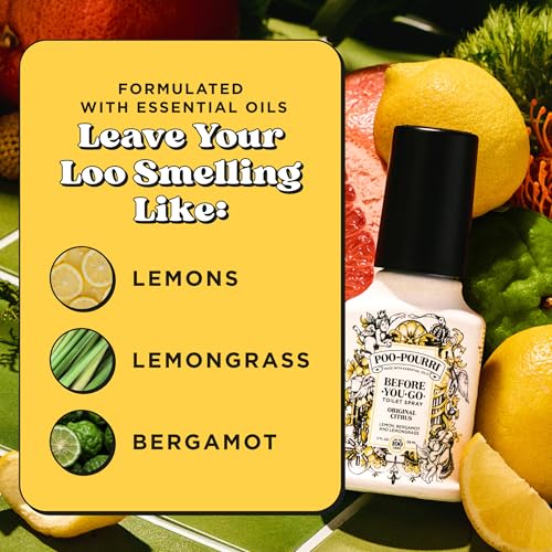Poo-Pourri Before-You-Go Toilet Spray, Original Citrus, 2 Fl Oz