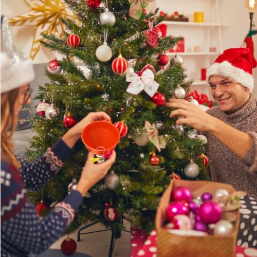 Joewuzun 1.5m Red Christmas Tree Watering Funnel with Long Spout & Ties
