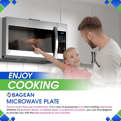 12.5-Inch Microwave Turntable Glass Plate Replacement Dish Tray