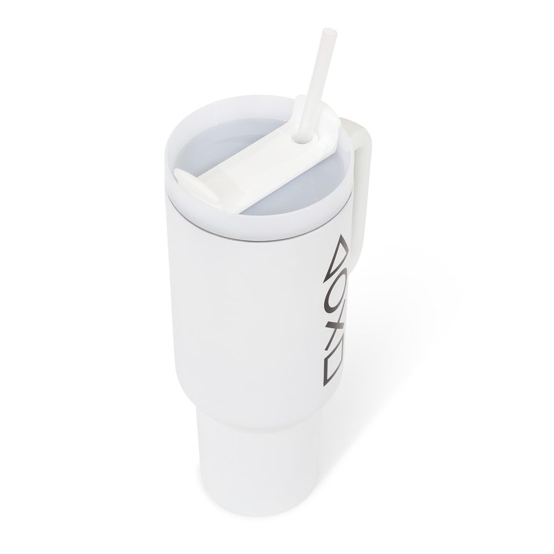 Pyramid America PlayStation Controller Icons Metal Travel Tumbler With Leak-Resistant Lid and Reusable Straw | Holds 40 Ounces