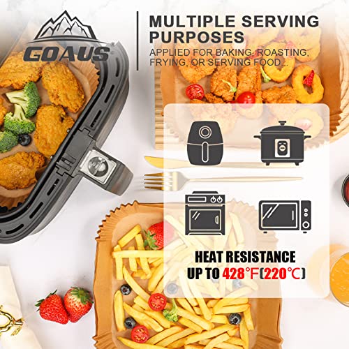150 Pcs Square Air Fryer Disposable Paper Liners, 7.9-inch Non-stick Parchment