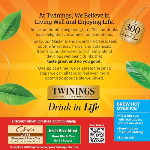 Twinings English Breakfast Black Tea K-Cups 24 Count