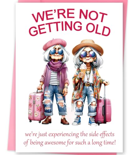 Funny Birthday Card for Best Friend Women Sister Coworker