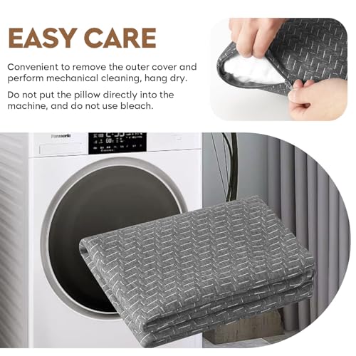Compressible Shredded Memory Foam Camping & Travel Pillow - 12x16 Inch