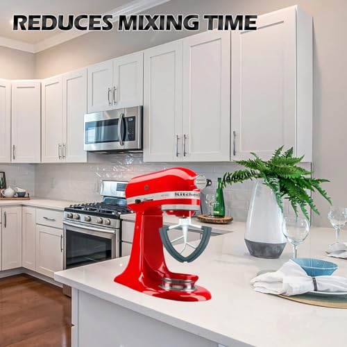 Flex Edge Beater for 4.5/5 QT Tilt-Head Stand Mixers with Silicone Scraper