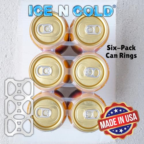 6-Pack Can Carriers for 12oz Beer and Soda Cans, 1000 Count Roll