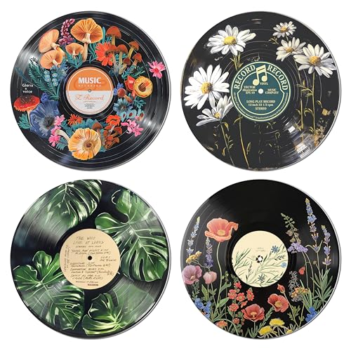 HK Studio Hippie Botanical Wall Art Posters 4pcs 12"
